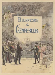 Bienvenida de Francia al zar ruso